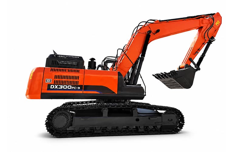 DX300PC-9 багер гасеничар од 29,5 тони: голема моќност, голем капацитет на корпа - сеопфатен за рударство и движење на земја